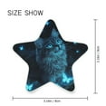 thumbnail image 3 of Star Shape LED Night Light Bedrooms Lighting Sensor Light Bedside Wall Plug-in Lamp for Bedroom Hallway and More A Gray Cat, 3 of 6