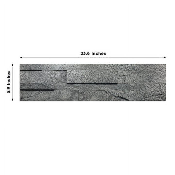 Cosmic Dust - Self-Adhesive 3D Peel & Stick Stacked Natural Stone Tiles [Pack of 10]