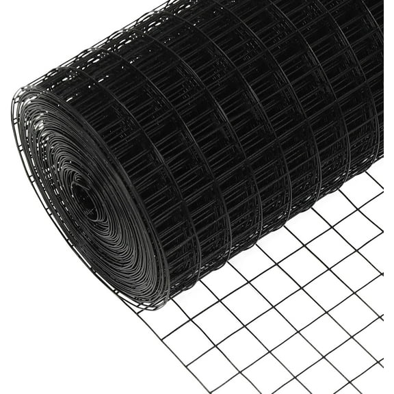 Trident Fence 19ga. Welded Wire PVC Coated Fence Roll 1in x 1in Mesh - 8ft x 100ft