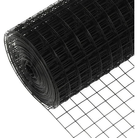 Trident Fence 19ga. Welded Wire PVC Coated Fence Roll 1in x 1in Mesh - 2ft x 100ft