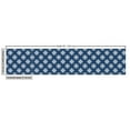 thumbnail image 2 of Indigo Fabric by the Yard, Greek House Tile Inspired Design with Floral Flower Leaf Details, Upholstery Fabric for Dining Chairs Home Decor Accents, 3 Yards, Navy Blue and White by Ambesonne, 2 of 4
