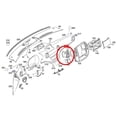 thumbnail image 5 of 1Pair Dash Center Air Vent Conditioner Outlet Grille for - V260 W447 W448 15-24 A4478300454 A4478300654, 5 of 5