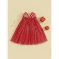 thumbnail image 4 of Bagilaanoe Baby Girl Party Dress Toddler Sequin Sleeveless A-line Princess Dresses 6M 12M 18M 24M 3T 4T Kid Tulle Skirt, 4 of 7