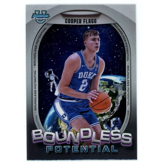 NCAA 2024-25 Bowman U Chrome Basketball Boundless Potential Cooper Flagg BP-3