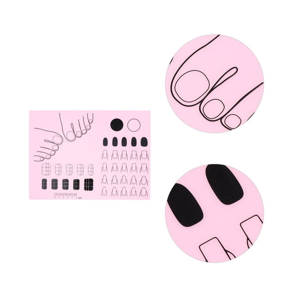 Acrylic Nail Mat Flexible Pad Template for Making Acrylic Fingernails