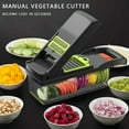 thumbnail image 3 of Mascarry Vegetable Chopper, 12 in 1 Multifunctional Vegetable Slicer with Container, Cutter Dicer for Vegetable & Fruit, 3 of 6