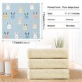 thumbnail image 6 of Yayeee 6 Pack Kitchen Dish Cloths Set for Washing Soft Drying Absorbent Microfiber Towels, Blue Rabbits, 6 of 9