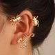 thumbnail image 2 of Ins style creative hip-hop wing earrings for women niche design asymmetric personality earrings temperament earrings Couple jewelry Valentine's Day gift, 2 of 5