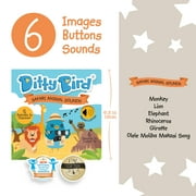 Ditty Bird Interactive Educational Children's Sound Book, Safari Animal Sounds