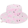 thumbnail image 3 of Zando Beach Baby Sun Hat UPF 50+ Sun Protection Wide Brim Summer Baby Boy Bucket Hats Cute Toddler Sun Hats for Boy Flamingo L, 3 of 4