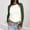 Green, variant on HOMBOM Womens Fall Going Out Tops Cold Shoulder Long Sleeve Colorblock Blue T Shirts Y2K for Ladies Slim