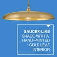 thumbnail image 6 of 48167LCB-LCB Hinkley Lighting Sadie - 12W 1 LED Pendant-6.25 Inch Tall and 18 Inch Wide-Lacquered Brass/Lacquered Brass Finish, 6 of 12