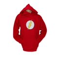 thumbnail image 1 of Officially Licensed DC Comics Flash Red Hoodie Sweatshirt, XL, 1 of 3