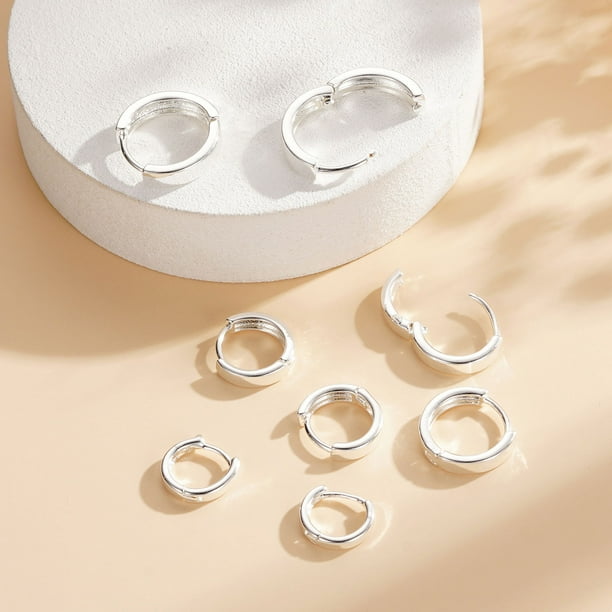 Hypoallergenic hoop earrings set discount