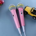 thumbnail image 3 of MasteelfCA 1 Pce Outil Musical Électronique pour Enfants Machine Éducative Microphone Robot Intelligent Instruments Ensemble de Jouets pour Enfants (Rose), 3 of 7