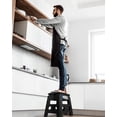 thumbnail image 3 of ACSTEP Folding Step Stool 13'' Tall Step Stool Plastic Step Stools with Non-Slip Surface - Black, 3 of 10