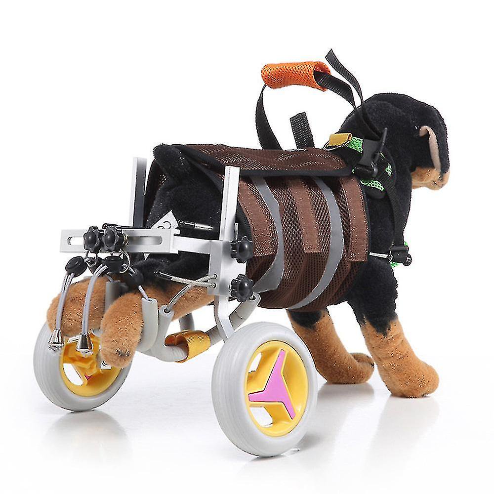 Fauteuil Roulant Réglable Pour Chien Et Chat - Aide à La Mobilité Pour Animaux Paralysés Ou Blessés Des Pattes Arrière (Taille S, M, L)