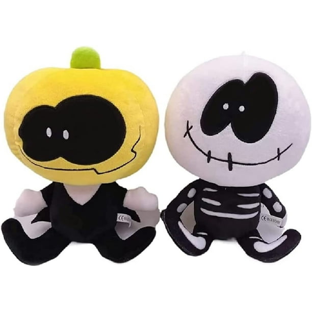 2 piezas de juguete de peluche Funkin de viernes por la noche, muñeco de peluche suave y esponjoso, regalo utilizado para decoraciones de regalo de Navidad y cumpleaños para niños y niñas brillar Juguete