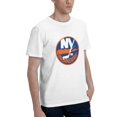thumbnail image 2 of New York Islanders Fashion Men'S Short Sleeve T-Shirt White Medium, 2 of 5