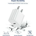 thumbnail image 2 of iPhone 14 13 12 11 Fast Charger, [Apple MFi Certified] 20W PD USB C Wall Charger Block, Type-C Power Adapter Charging Plug for Apple iPhone 14/14 Pro Max/13 Pro/12 Mini/11/XS/8 iPad Pro,Samsung Galaxy, 2 of 6
