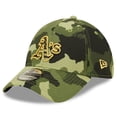 thumbnail image 3 of Men's New Era Camo Oakland Athletics 2022 Armed Forces Day 39THIRTY Flex Hat, 3 of 6