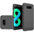 thumbnail image 1 of For Samsung Galaxy S8 Plus Case, by HR Wireless Carbon Fiber Dual Layer Hybrid Brushed PC/TPU Rubber Case Cover For Samsung Galaxy S8 Plus S8+, 1 of 4