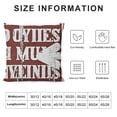 thumbnail image 5 of SHANXI Decoration Throw Pillow Case I'm Quote with Home Sofa 22x22in, 5 of 5