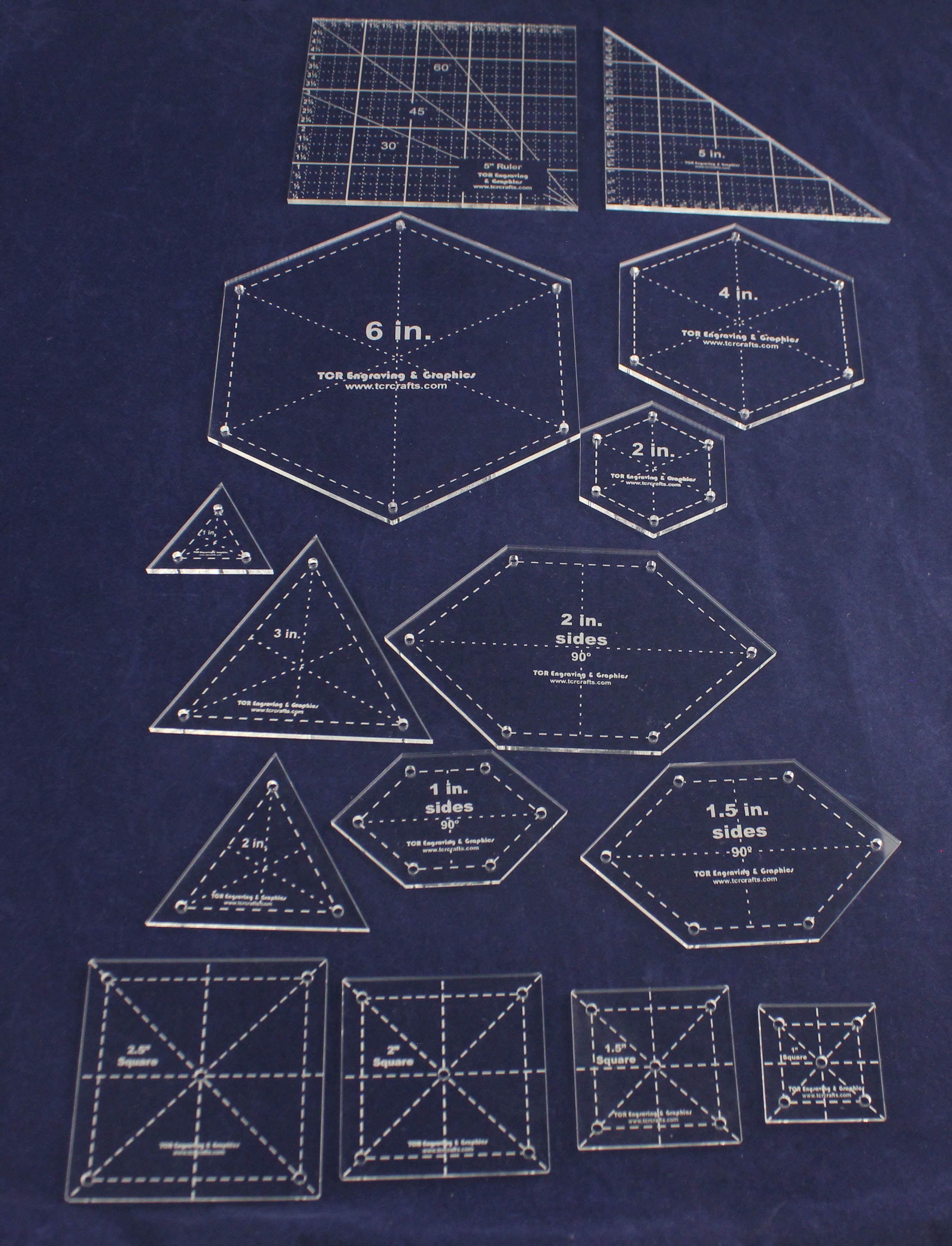 acrylic-sewing-templates