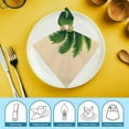 thumbnail image 6 of Nawy Palm Leaves Cloth Napkins for Dining Table Kitchen Daily Party Housewarming Farmhouse Decor 6 PCS, 6 of 7