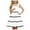 White, variant on Yindaity Girl's Summer Tie Shoulder Midi Dresses Girls Tennis Skirts (Hot Pink,9-10 Years)