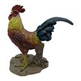 thumbnail image 2 of Estatua de gallo , artesanía, adorno de gallo, estatua de pollo, escultura de Animal, decoración artística para cocina, Patio, hogar, sala de Pie de elevación S Soledad Estatua de gallo, 2 of 7