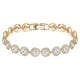 thumbnail image 1 of Pulsera de tenis Swarovski Una Angelic con cristales de oro rosa, 1 of 6