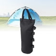 thumbnail image 4 of Sac de Canopy, Sac de Sable Robuste Portable Noir 4 Pcs pour Camping pour Tente de Canopy Pop-Up pour Extérieur, 4 of 8