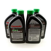 Kawasaki Pack of 4 99969-6296 Genuine OEM K-Tech SAE 10W-40 4-Cycle Engine Oil …