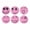 Pink, variant on ProShield 72 Hour (6 Piece) Natural Mosquito Repellent Smiley Patch - Kid Safe - No Deet