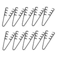 thumbnail image 5 of WASHWEPE 10Pcs Double Row Wide Tooth Hair Pick Black for Daily Texture Styling and Gentle Scalp Massage, 5 of 8