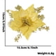 thumbnail image 5 of Flores artificiales de Navidad de 16 cm, decoración de árbol de Navidad, colgante de flores, decoración de árbol de Navidad, flores artificiales, estilo elegante, alta calidad, para, 5 of 8