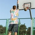 thumbnail image 5 of Sikiie Zebra Colourful Basketball Jersey Reversible Men's Mesh Athletic Sports Shirts Training Practice S-4XLSmall, 5 of 6
