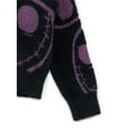 thumbnail image 3 of The Nightmare Before Christmas Girls Graphic Eyelash Glitter Sweater, Sizes 4-16, 3 of 5