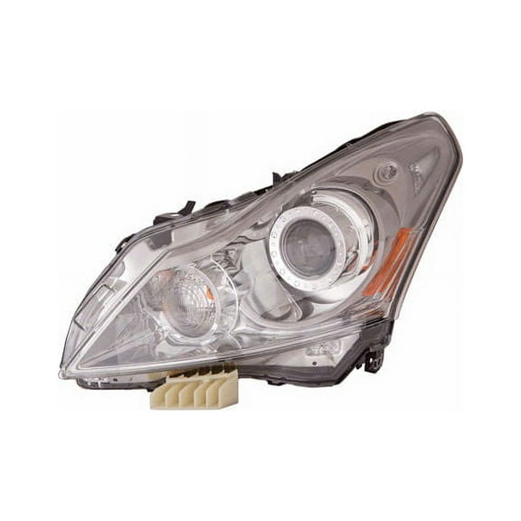 Left Driver Side Headlight Assembly - Compatible with 2011 - 2012 INFINITI G25