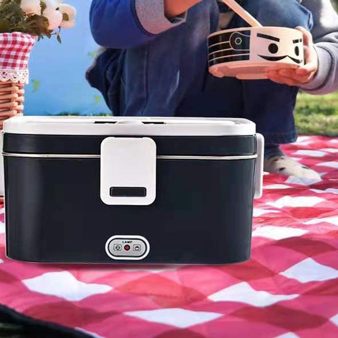 Portable Microwave Oven for Cars Trucks Homes/Offices US Plug Gray