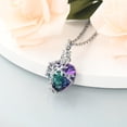 thumbnail image 6 of Tree of Life Cremation Heart Urn Ashes Necklace for Women Men with Birthstone Urn Necklace for Ashes Human / Pet Urn Pendant Keepsake Memorial Jewelry, 6 of 8