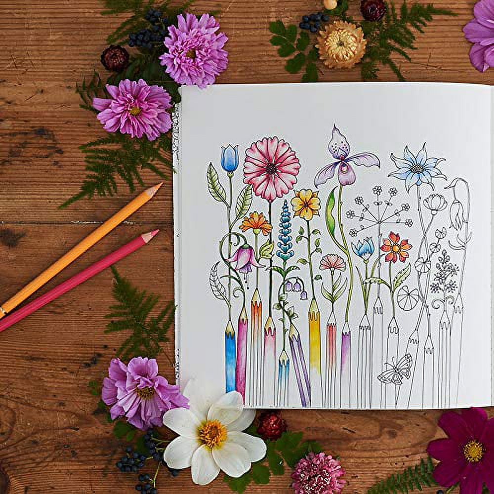 World of Flowers: A Coloring Book and Floral Adventure (Spiral Bound)
