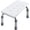 Without Handle, variant on Step Stool with Non-Skid Platform, No Assembly Rubber Fee Adjustable Foot Stool, Medical Step Stools for Kitchen, Toilet and Bedside, Holds up to 330 lbs