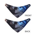 thumbnail image 3 of Naloa Black And Blue Lightning Dragon Dog Bandana Large and Small-Dog Scarf Bib Handkerchief Accessories for Dogs and Cats(S-L)-Medium, 3 of 5