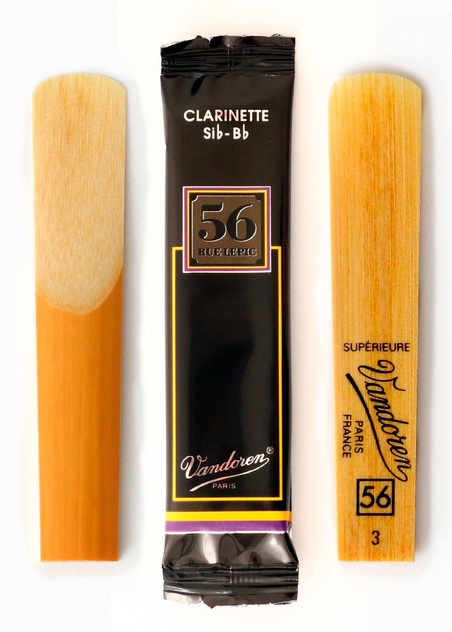 Vandoren Bb Clarinet 56 Rue Lepic Reed Box of 50 3 Box of 50