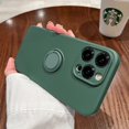 thumbnail image 5 of Luxury Liquid Silicone Magnetic Cases For iPhone 15 14 13 12 11 Pro Max XS XR 8 7 Plus SE 2020 14Pro Soft Cover With Ring Holder, 5 of 5