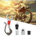 thumbnail image 4 of Bike Derailleur Cassette Removal Tool Kit Multi-Function Repair Kit With Chain Whip 5-11 Speed Compatible Tools For Crank, Chain, Axle Removal, 4 of 5