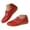Red, variant on Women's Casual Loafers Slip on Walking Flats Driving Work Moccasins Closed Toe Boat Sandals