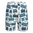 thumbnail image 6 of Naloa Modern Furniture Men's Beach Shorts, Surfing shorts, Swim trunks, Quick Dry Swim Trunks for Surfing Beach Fun - Medium, 6 of 9